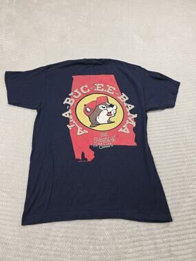Bucees Shirt Adult Medium Ala Bucee Bama Short Sleeve Beaver Tee